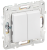 Выключатель 2-кл 10А С/У Арктический белый Skandy