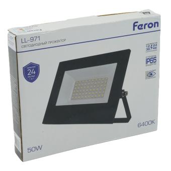 Прожектор сд LL-971  50W 6400K IP65 Feron