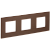 Рамка 3-я Металл шоколад Skandy