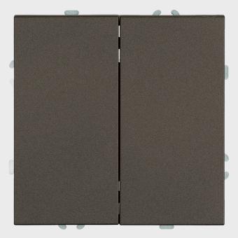 Выключатель 2-кл 10А С/У Антрацит Эмили