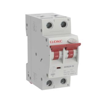 Диф.автомат АВДТ MDR63N 1P+N 16A C 30mA 6kA тип A DKC YON max