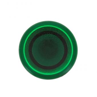 Кнопка SW2C-MD "грибок" зеленая с подсв EKF