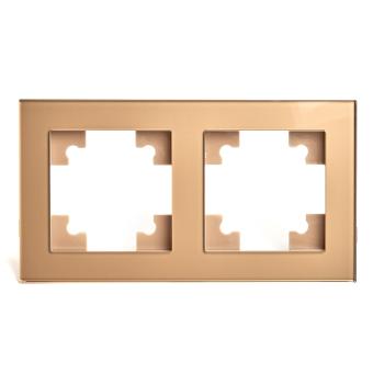 Рамка 2-я стекло Золото Катрин