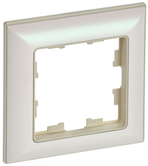 Рамка 1-я Бежевый/Жемчужный Brite