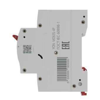 Автомат 4P 16A MD63S DKC YON max хар-ка C 4,5кА