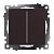 Выключатель 2-кл 10А С/У Шоколад Катрин