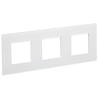 Рамка 3-я Стекло Арктический белый Skandy
