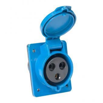 Розетка 423 2Р+РЕ 32А 220В IP44 EKF