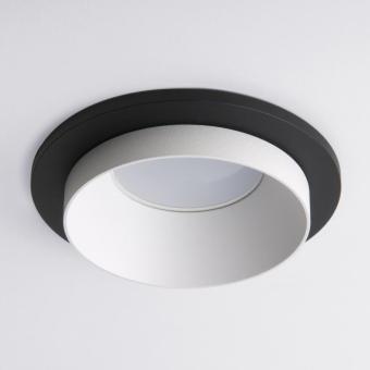 Встраиваемый светильник Solar 114 MR16 белый/черный Elektrostandard
