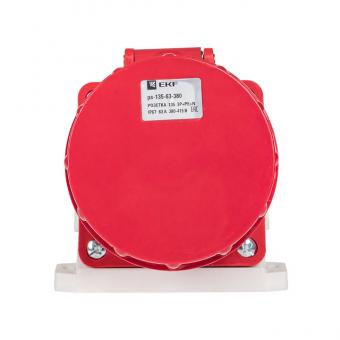 Розетка 135 3Р+РЕ+N 63А 380В IP 67 EKF