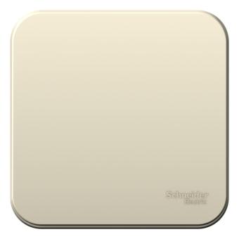 Выключатель 1-кл 10А О/У изолирующая пластина Молочный Blanca