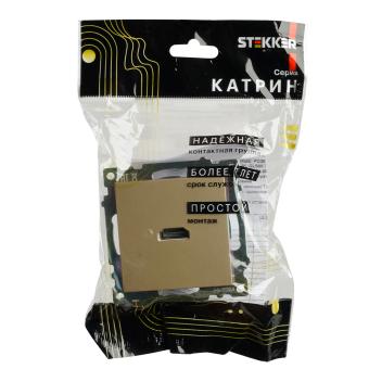 Розетка HDMI Золото Катрин