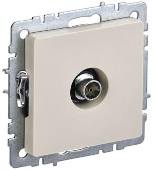 Розетка TV антенна С/У оконечная Бежевый Brite