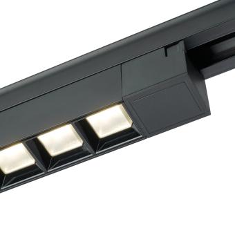 Светодиодный светильник Feron AL130 трековый однофазный на шинопровод 20W 4000K 60 градусов черный серия LensLine