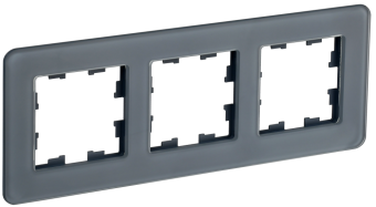 Рамка 3-я Стекло Графит Brite