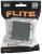 Розетка 1-м 16А С/У З/К со шторками с крышкой IP44 Б/К Мокрый Асфальт FLITE