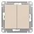 Переключатель 2-кл 10А C/У перекрестный Бежевый AtlasDesign