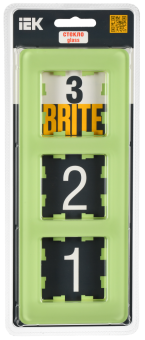 Рамка 3-я Стекло Эко Грин Brite