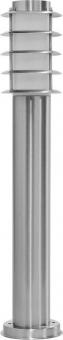 Светильник садово-парковый «Техно» (НБУ)  DH027-650 18W, E27, 230V, IP44, цвет серебро, столб средний, 118*118*650мм Feron