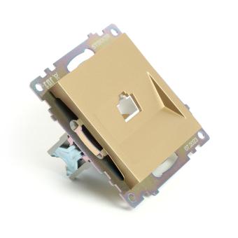 Розетка RJ-45 С/У Золото Катрин