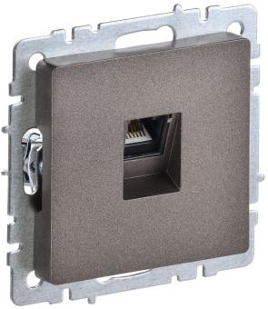 Розетка RJ45 кат.5Е С/У Бронза Brite