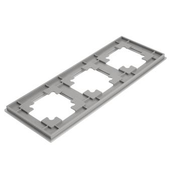 Рамка 3-я металл Серебро Катрин