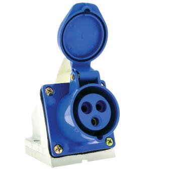 Розетка 133 2Р+РЕ 63А 220В IP 67 EKF