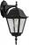 Светильник садово-парковый «Классика» (НБУ)  4202 1*100W, E27, 230V, IP44, цвет черный, 4-х гранник, на стену вниз, 185*215*400мм Feron