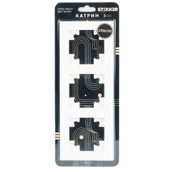 Рамка 3-я стекло Белый Катрин