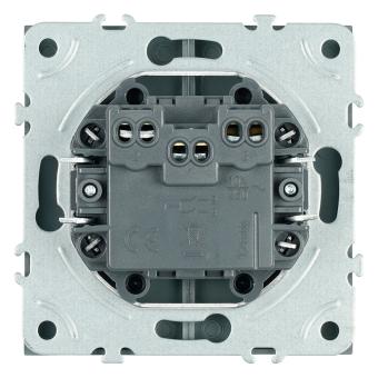 Выключатель 2-кл 10А С/У Антрацит Эмили