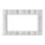 Рамка  2-я без перемычки Белый Катрин
