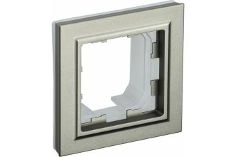 Рамка 1-я IP44 Шампань Brite