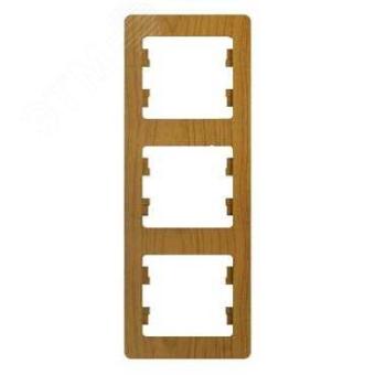 Рамка 3-я вертикальная Дуб Glossa