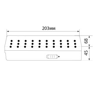 Светильник аккумуляторный, 30 LED DC, белый, EL15