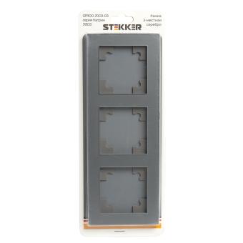 Рамка 3-я стекло Серебро Катрин