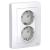 Розетка 2-м 16А С/У З/К со шторками Белый Blanca Розетка 2-м 16А С/У З/К со шторками Белый Blanca