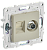 Розетка TV антенна + RJ45 кат.6 С/У Бежевый Skandy