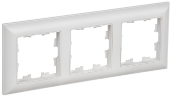 Рамка 3-я Арктический Белый/Белый Brite