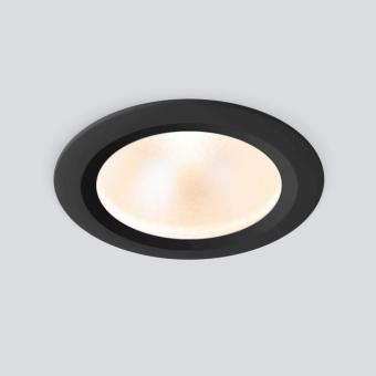 Встраиваемый светильник Light LED 35128/U 6W 4000K черный Elektrostandard