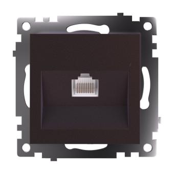 Розетка RJ-45 С/У Шоколад Катрин