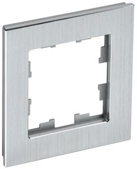 Рамка 1-я Металл Алюминий Brite