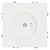 Розетка 1-м 16А С/У со шторками Белый фарфор Эмили