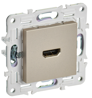 Розетка HDMI С/У Шампань Skandy