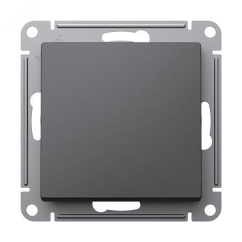 Переключатель 1-кл.сх.6,10АХ,С/У Базальт AtlasDesign