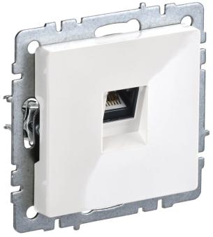 Розетка RJ45 кат.6 С/У Белый Brite