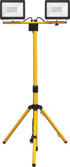 Прожектор светодиодный на штативе 2*30W 6400К черный IP65 LL-502 Feron