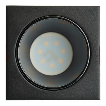 Светильник встраиваемый  DL3112 потолочный MR16 G5.3  черный + черный хром Feron