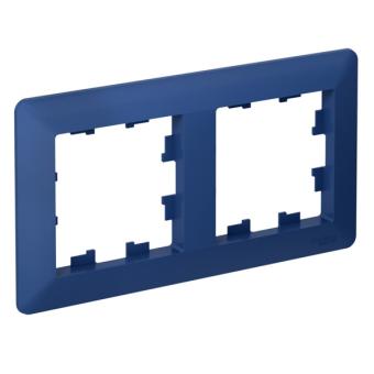 Рамка 2-я, Аквамарин/дымчатый черный AtlasDesign Air Systeme Electric