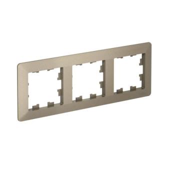 Рамка 3-я, Шампань/дымчатый черный AtlasDesign Air Systeme Electric