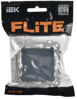 Розетка 1-м 16А С/У З/К со шторками с крышкой IP44 Б/К Маренго FLITE